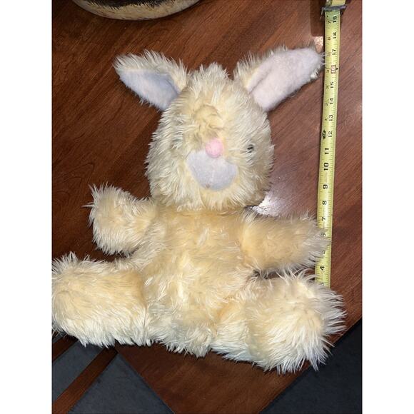 Vintage 1978 Animal Fair Pastel Yellow Cottontail Bunny 17” Plush Big Eyes - Picture 6 of 6